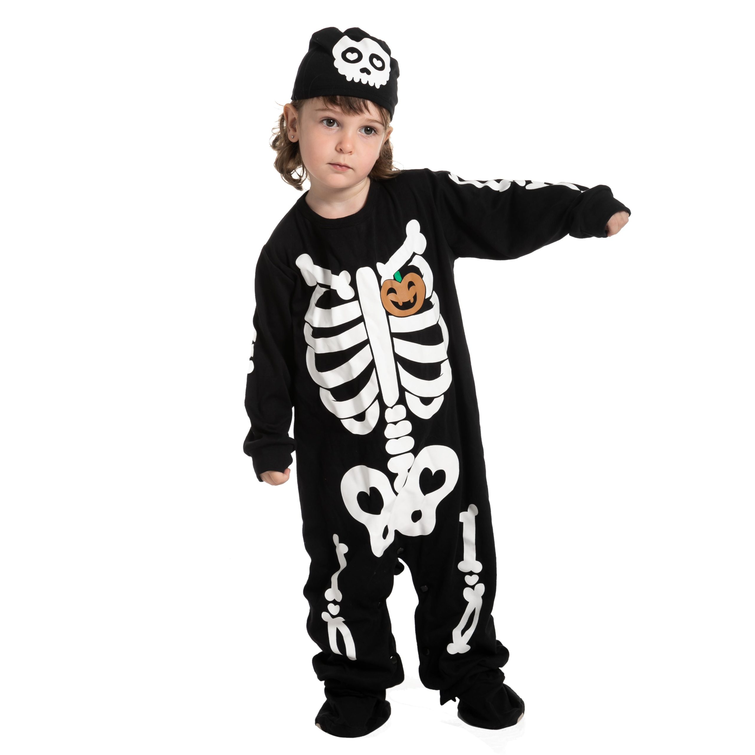 Snuggly Baby Halloween Skeleton Costume