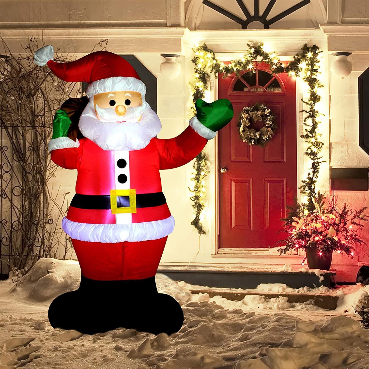 Large Waving Santa Claus Inflatable (6 ft) - Joyfy - One Stop Shop for ...