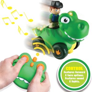 Radio Control Dinosaur Race Car Toys – Play-act