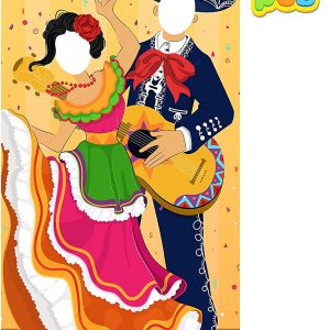 Cinco de Mayo Fiesta Couple Photo Door Banner, 36x72ft  Mexican party  theme, Mexican theme party decorations, Mexican party decorations