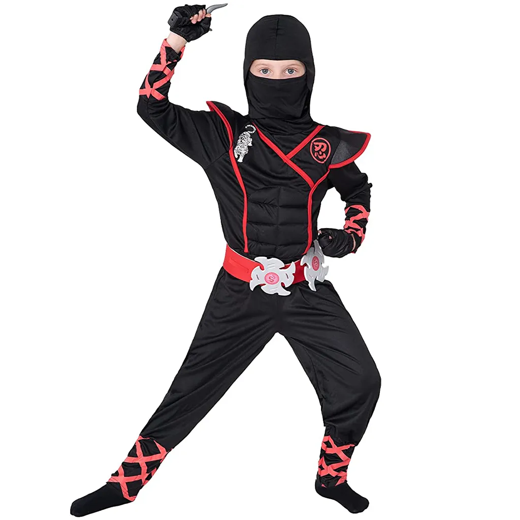 Rubber Toy Throwing Game 4 Star Set Ninja Costume Accessories
