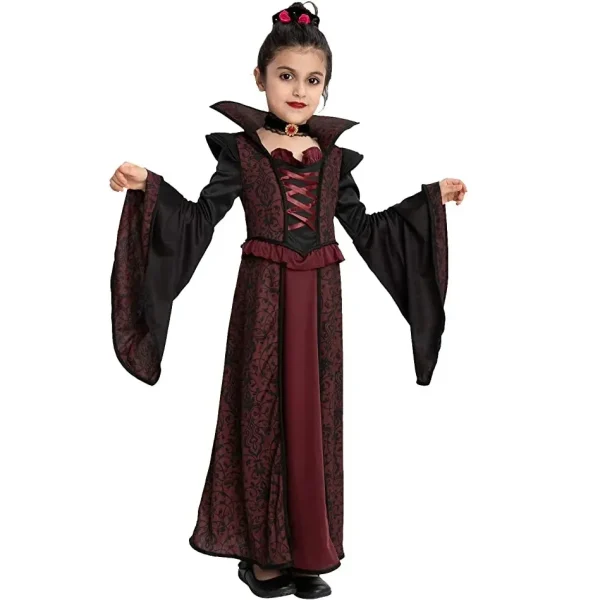 Royal Little Girl Vampire Halloween Costumes | Joyfy