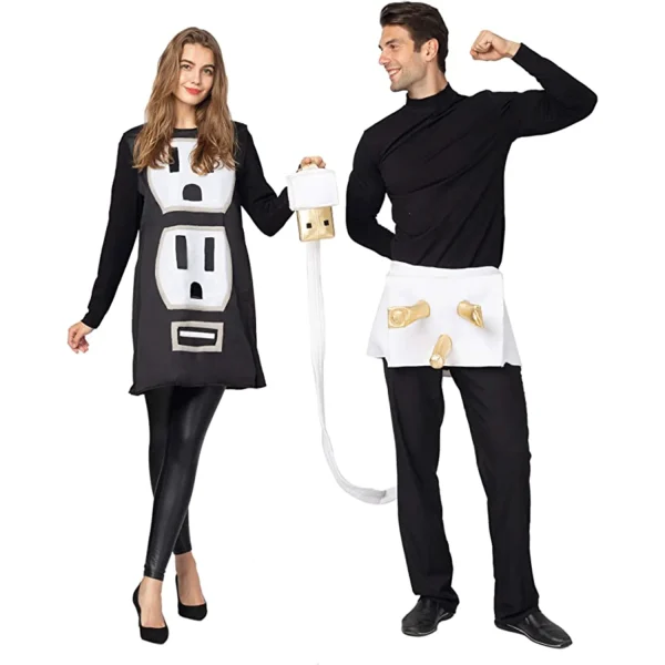 Fun Adult USB Plug and Socket Halloween Costume Set