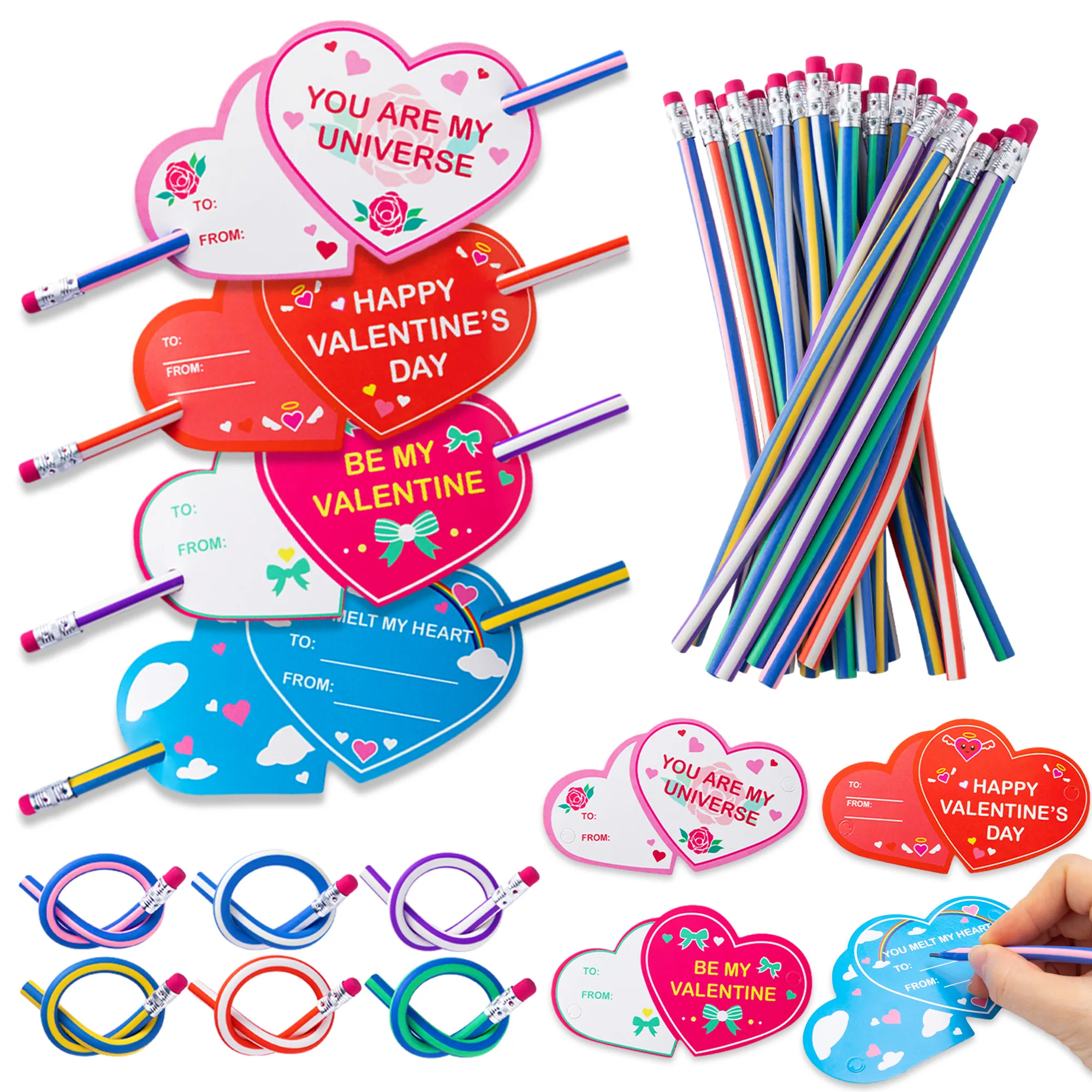 Free Valentine's Day Printable Pencil Toppers - Press Print Party!