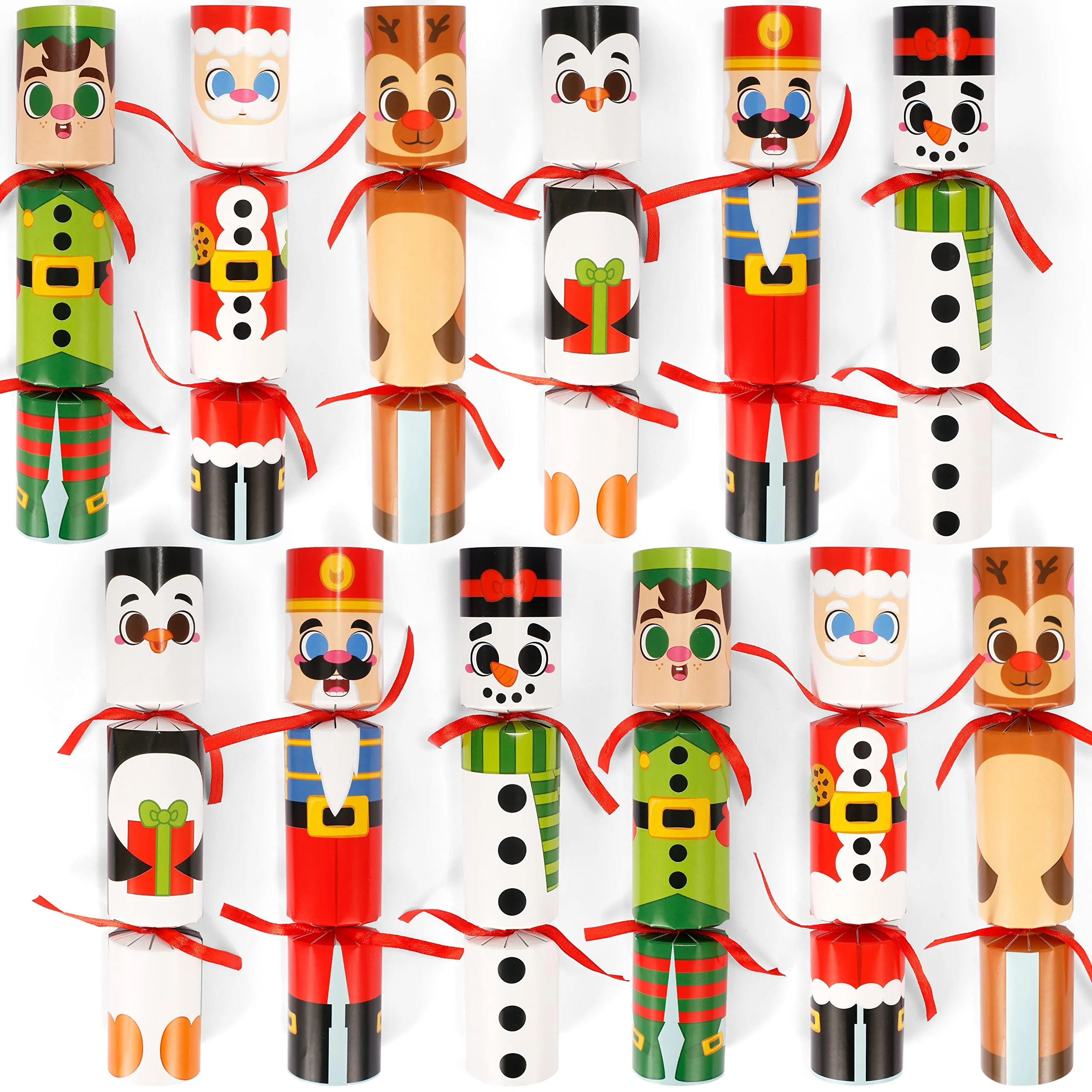 HAPPY DEALS ~ Nutcracker Craft Kits for Kids | 12 Pack | Christmas Crafts