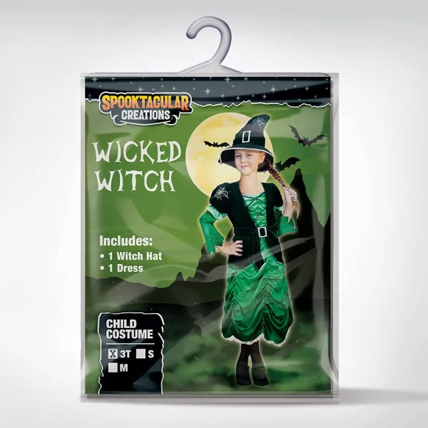 girls wicked witch costume