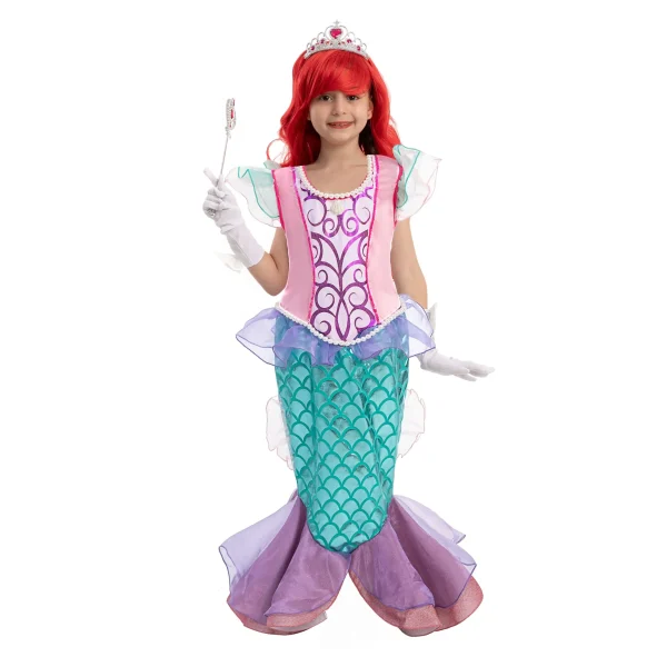 Enchanting Girls Mermaid Princess Halloween Costume