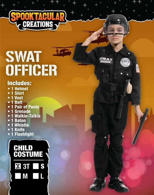 swat officer costume