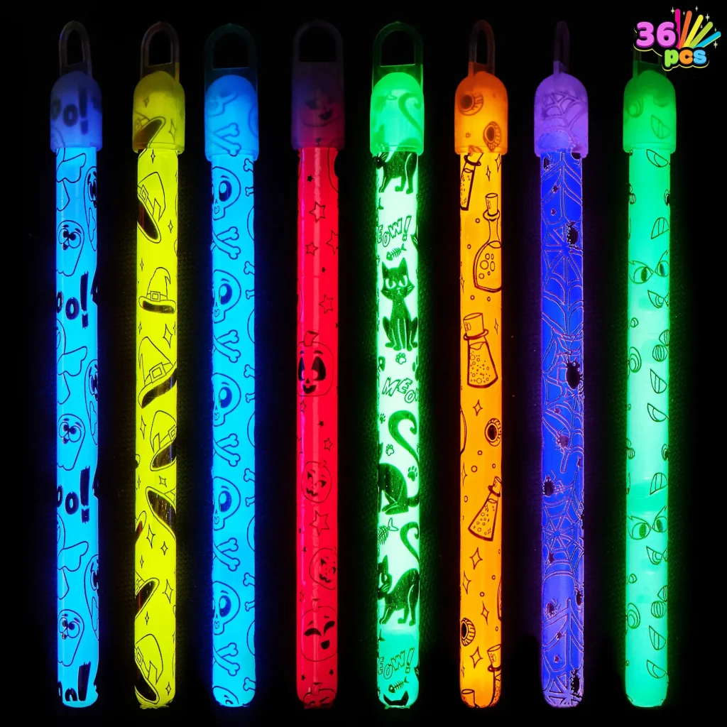 Qiwoo LED Light Up Toys Glow in The Dark Party Supplies Halloween