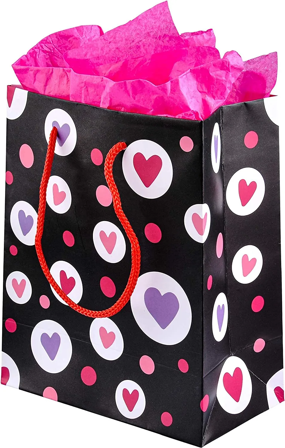  Tuzuaol 12 Pack Valentines Day Gift Bag with Tissue Paper for  Kids Valentines Paper Goodie Bags with Handle for Wrapped Gifts Party  Supplies : Health & Household