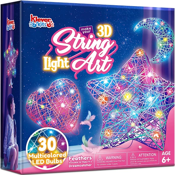 DIY String Art Kit, Heart Lantern - Simple and Easy-to-Follow 3D