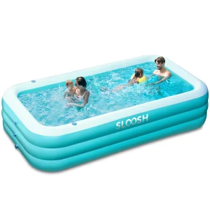 Full-Sized Inflatable Swimming Pool with Seats